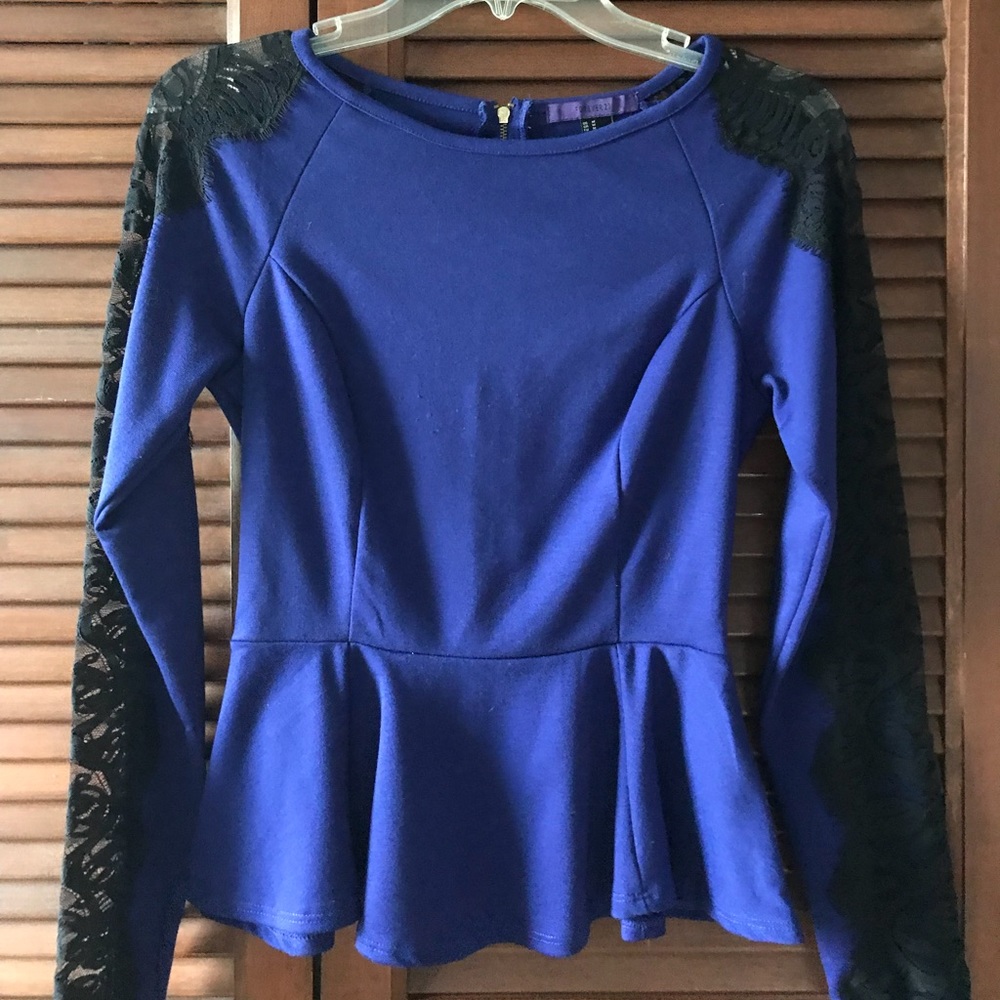 peplum blouse
